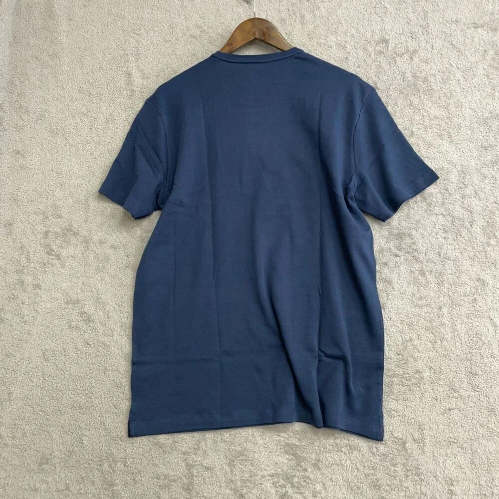 NEW Banana Republic Men's L Luxe Touch Performance T Shirt Short sleeve Blue